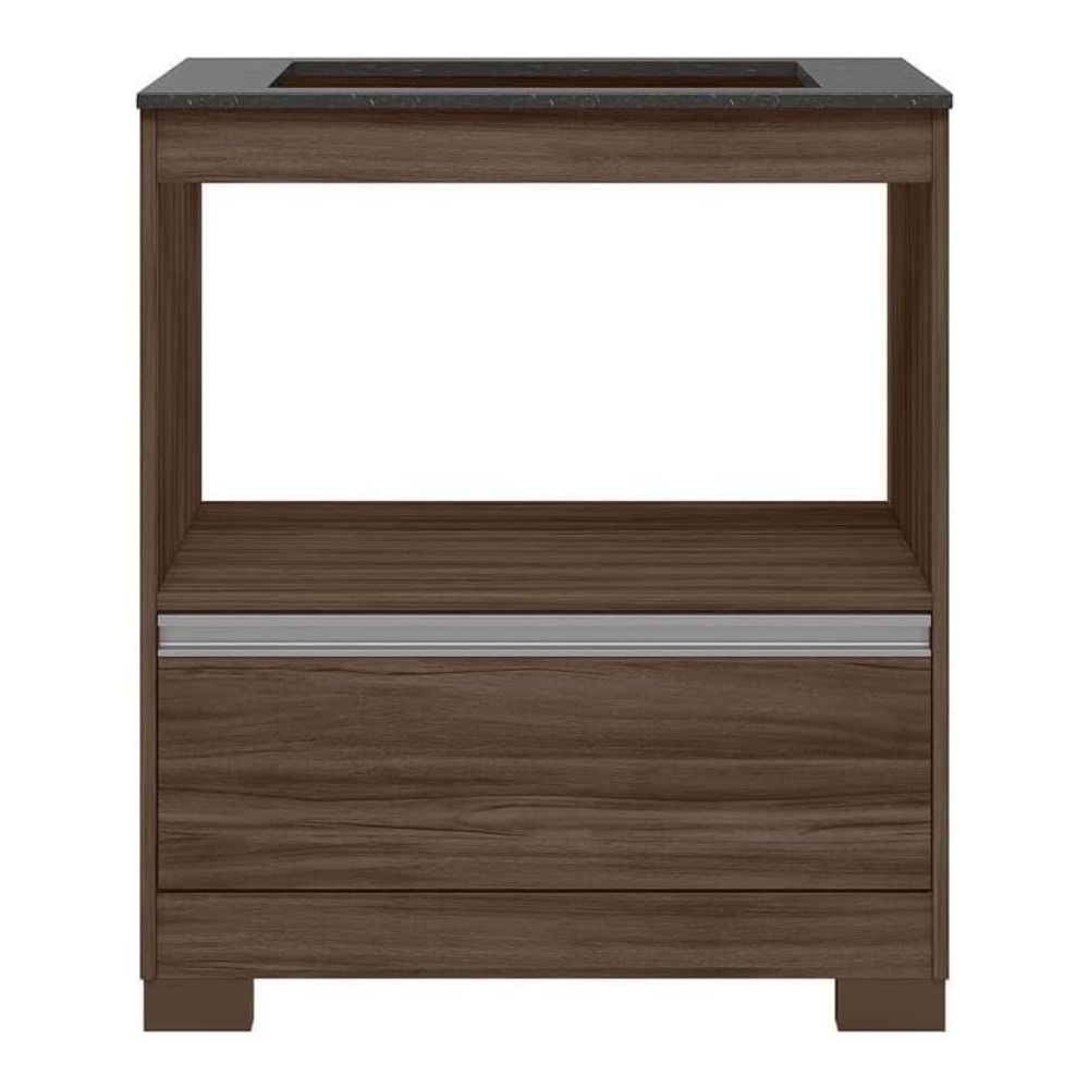 Balcão Cooktop para fogão de até 4 Bocas 1 Gaveta NT 3110 Notável Móveis