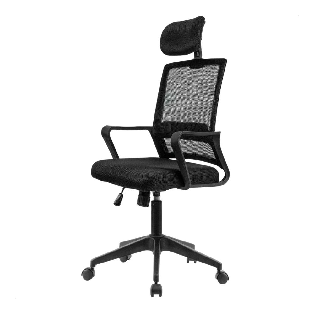 Cadeira De Escritório Presidente Tela Mesh Preto C320 Best