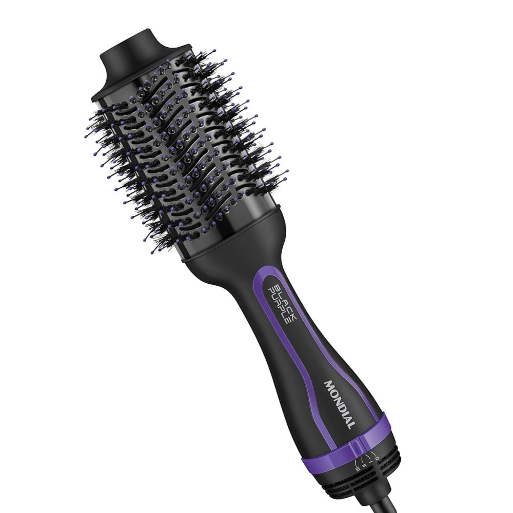 Escova Secadora Mondial Preto/Roxo 1200W 220V ES-08