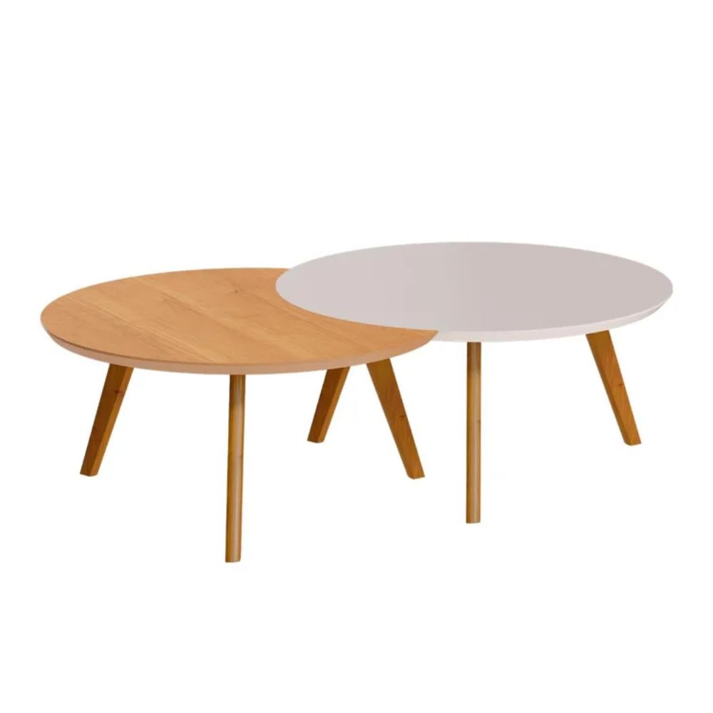 Mesa Imcal Classic Centro Luna Off White/Nature