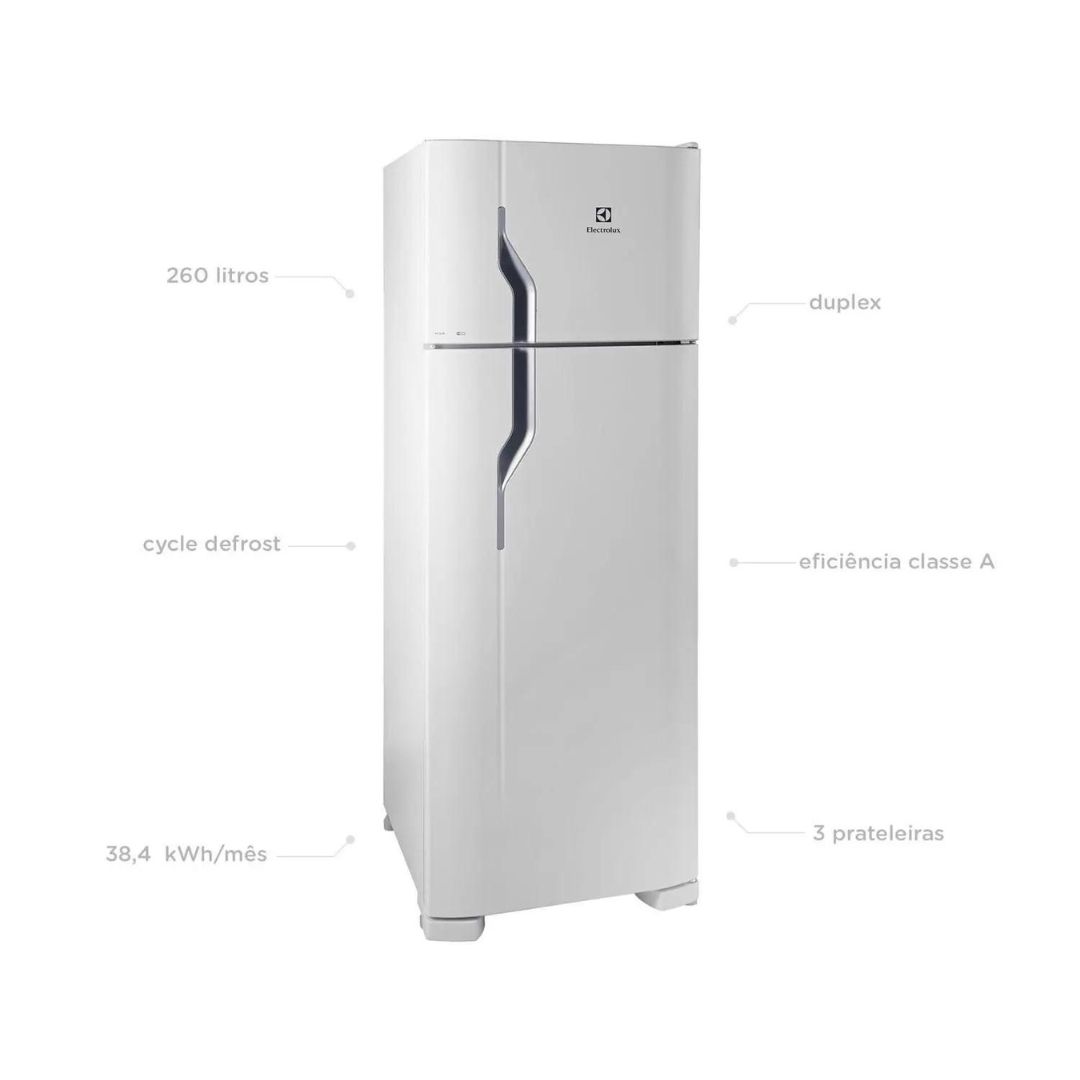 Refrigerador Electrolux Duplex 260l Dc35a Branco