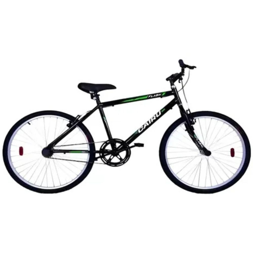  Bicicleta Cairu Aro 26 Preto com Verde