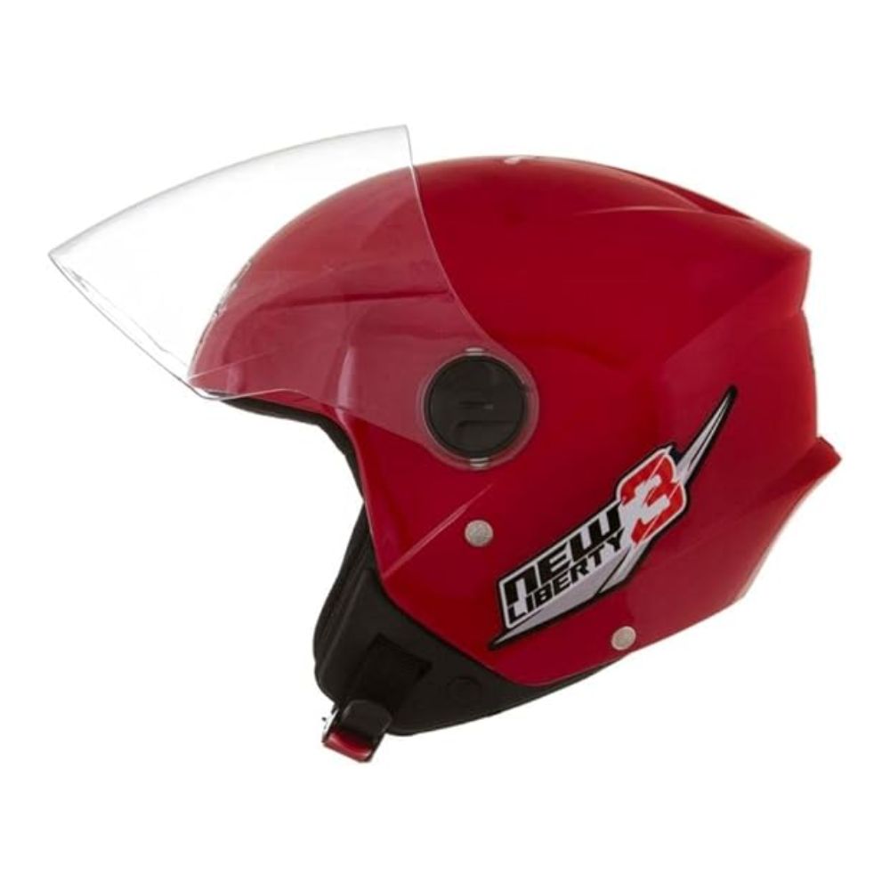 Capacete Protork Liberty 3 New CAP-490VM Tamanho 60 Vermelho