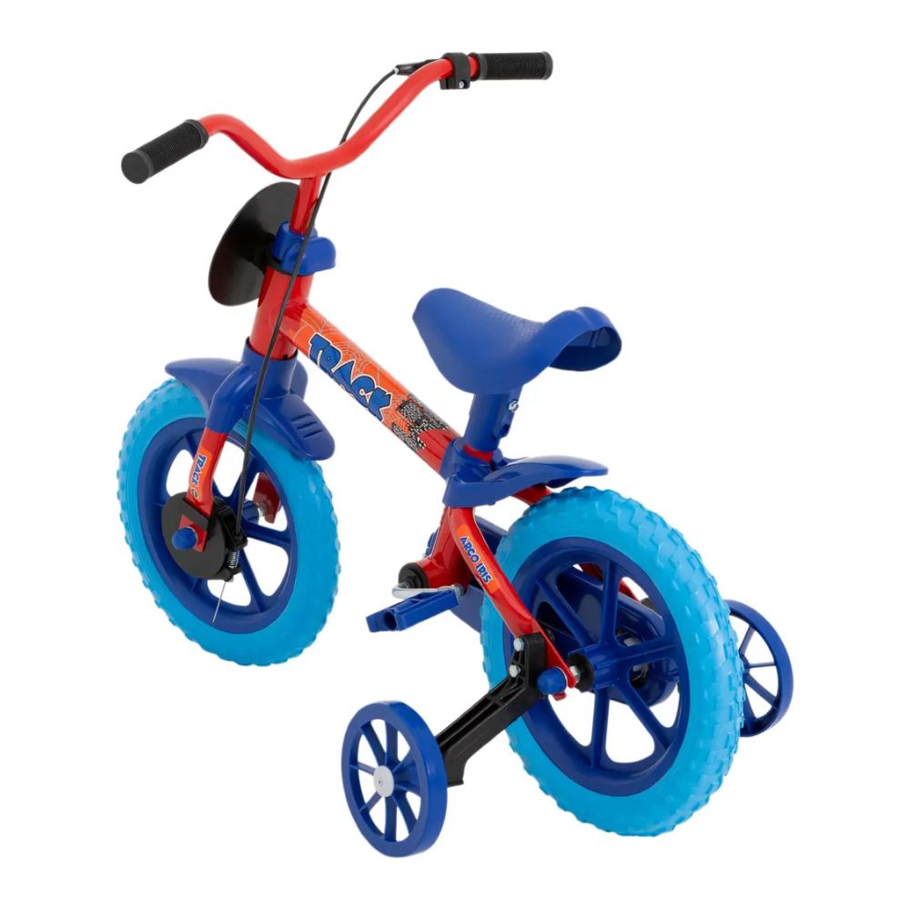 Bicicleta Infantil Track Aro 12 Azul/Vermelho