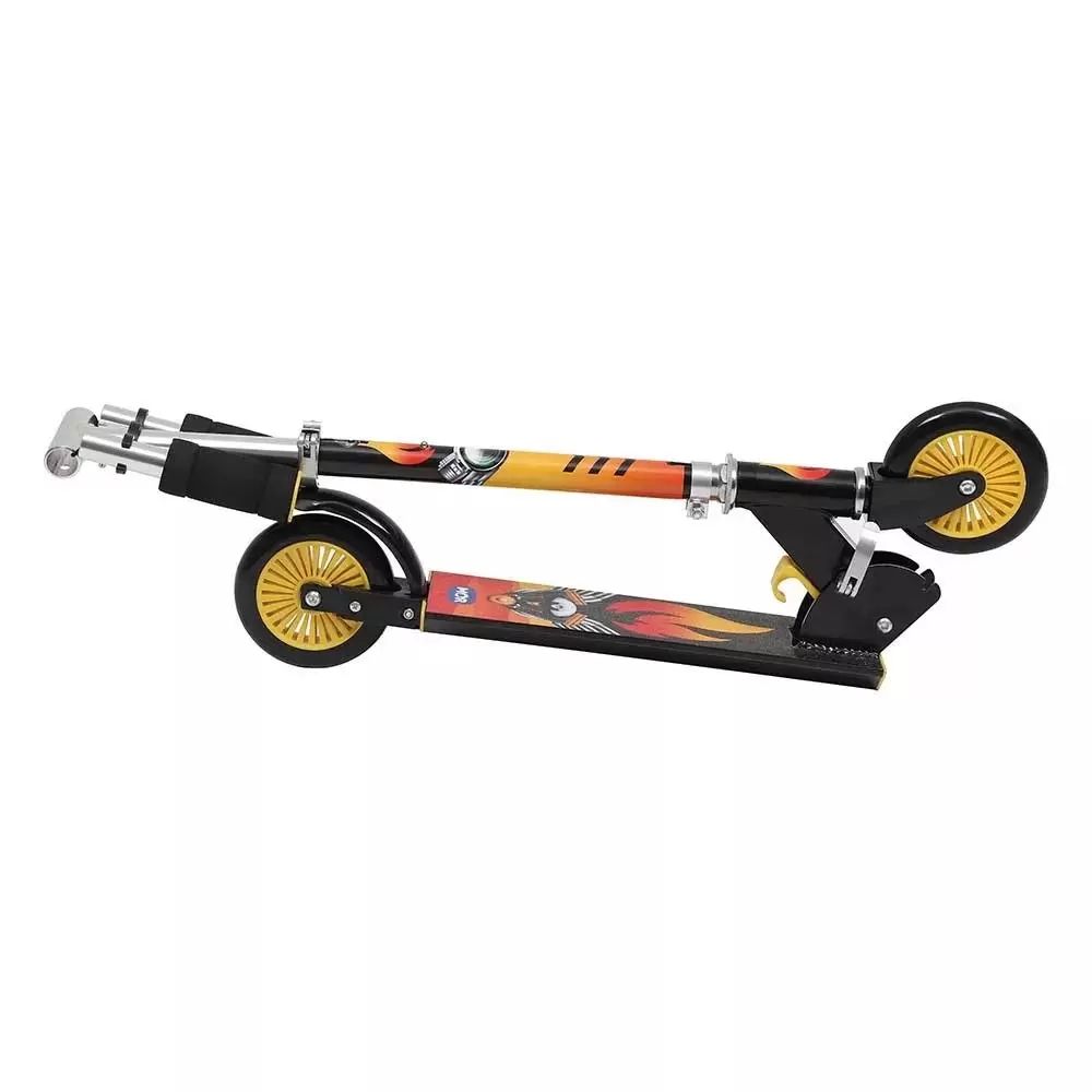 Patinete 2 Rodas Dobrável Juvenil  Preto Mor
