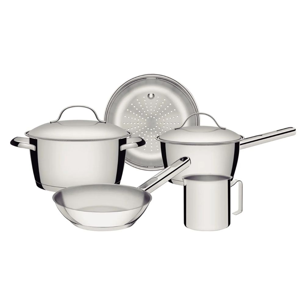 Jogo de Panelas Tramontina Allegra Fundo Triplo 65660280 Inox