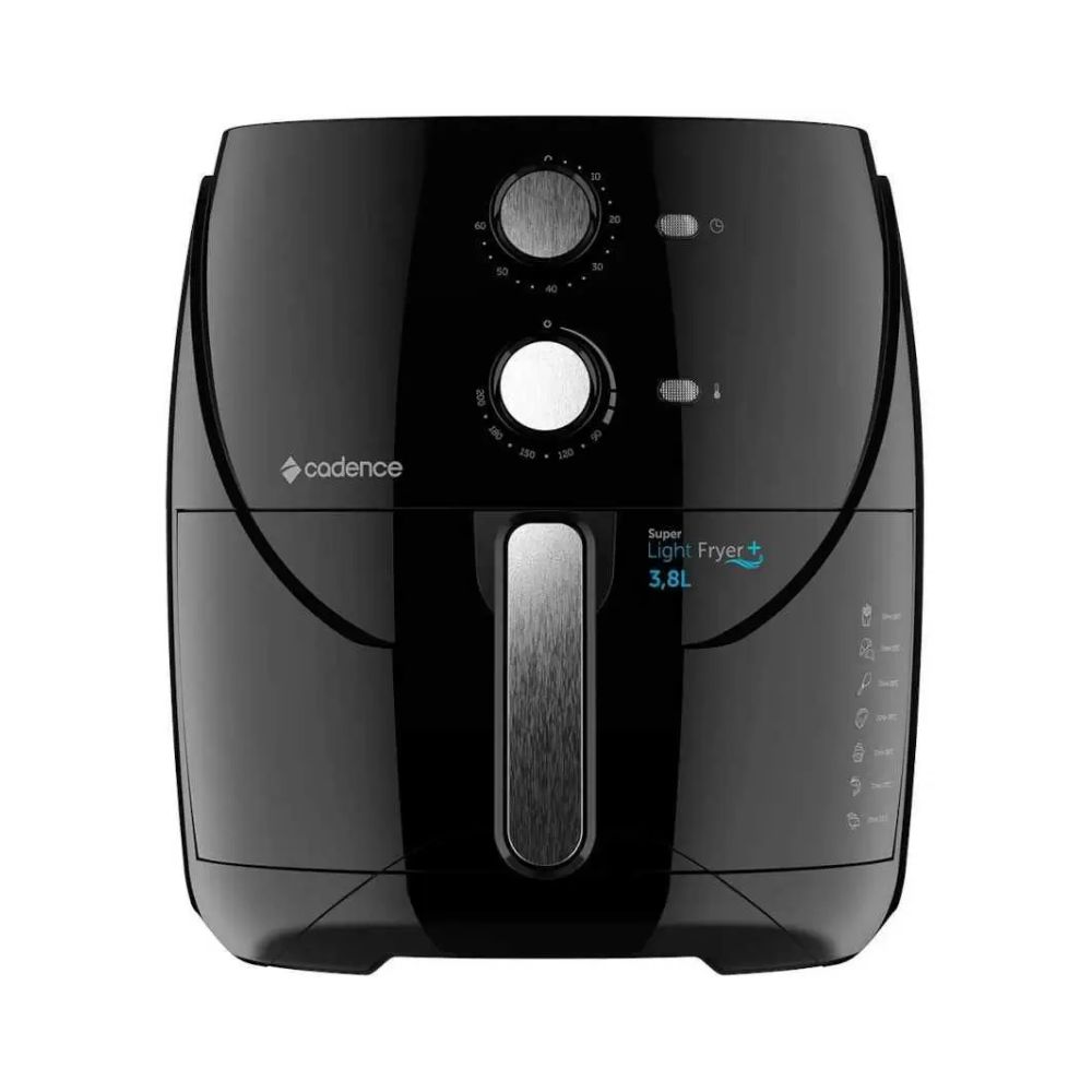 Fritadeira Air Fryer 3,8L Super Light Preta FRT555 220V Cadence