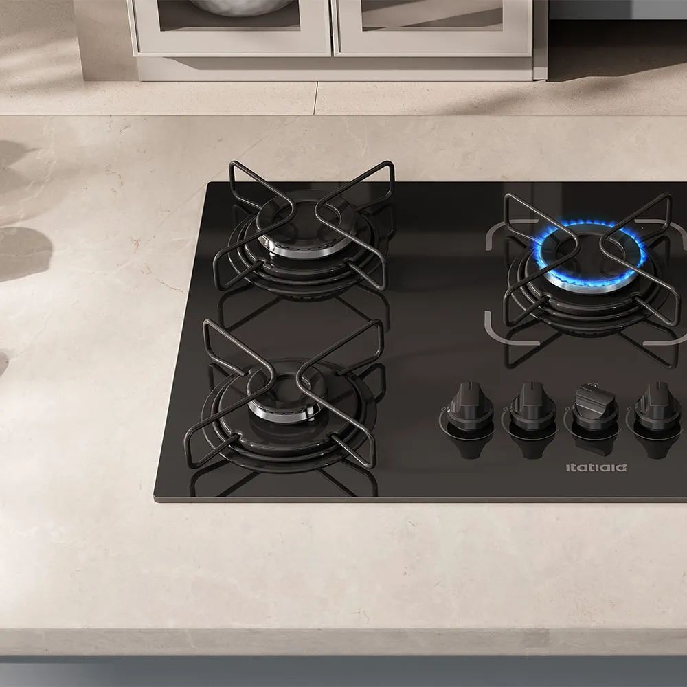 Cooktop Itatiaia Essencial 5 Bocas - Preto