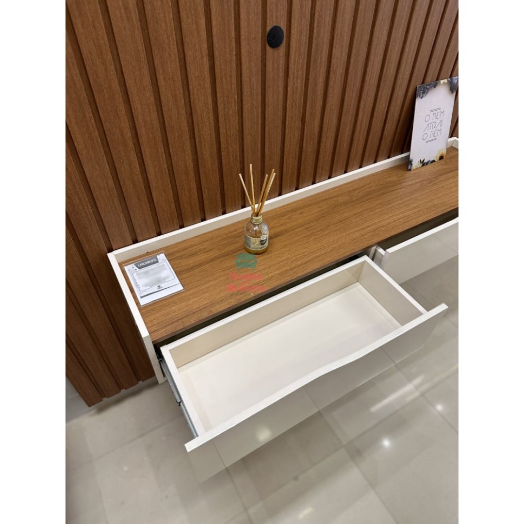 Painel e Bancada Dj Pratic 183x240 Freijo/off White