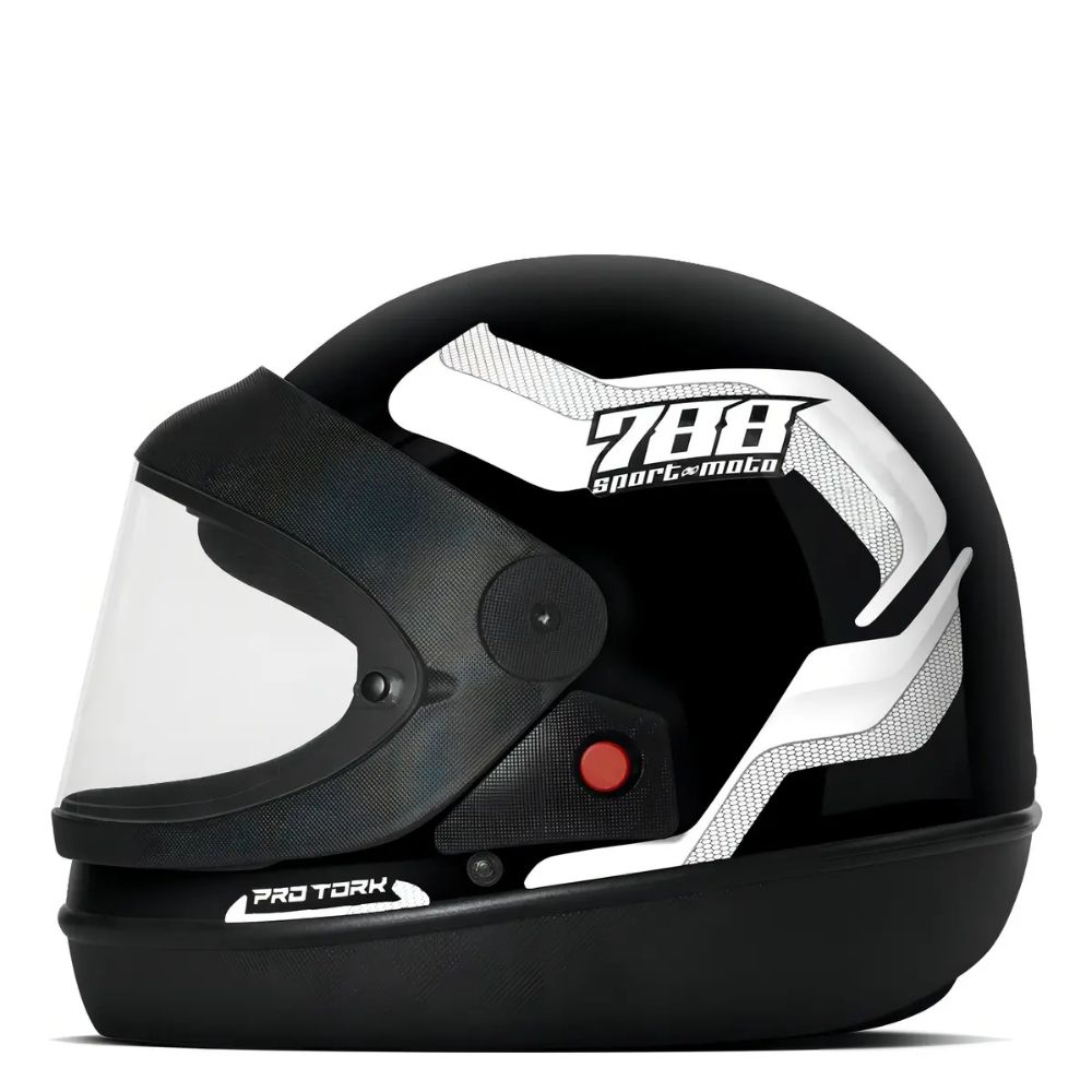 Capacete Fechado Pro Tork Sport Moto 788 Varias Cores Tam.56