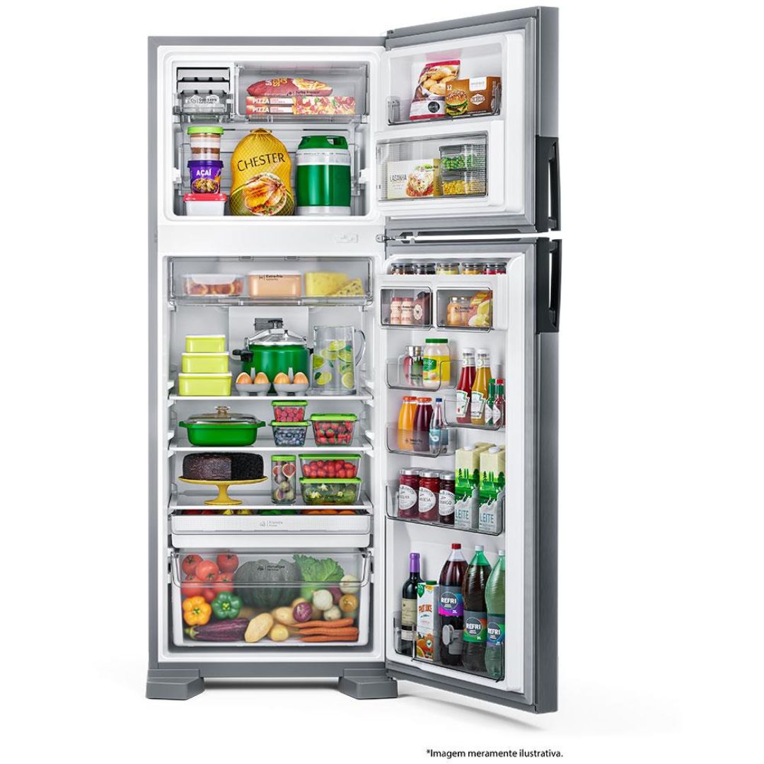 Refrigerador Consul Crd49akbna Duplex 450l Inox