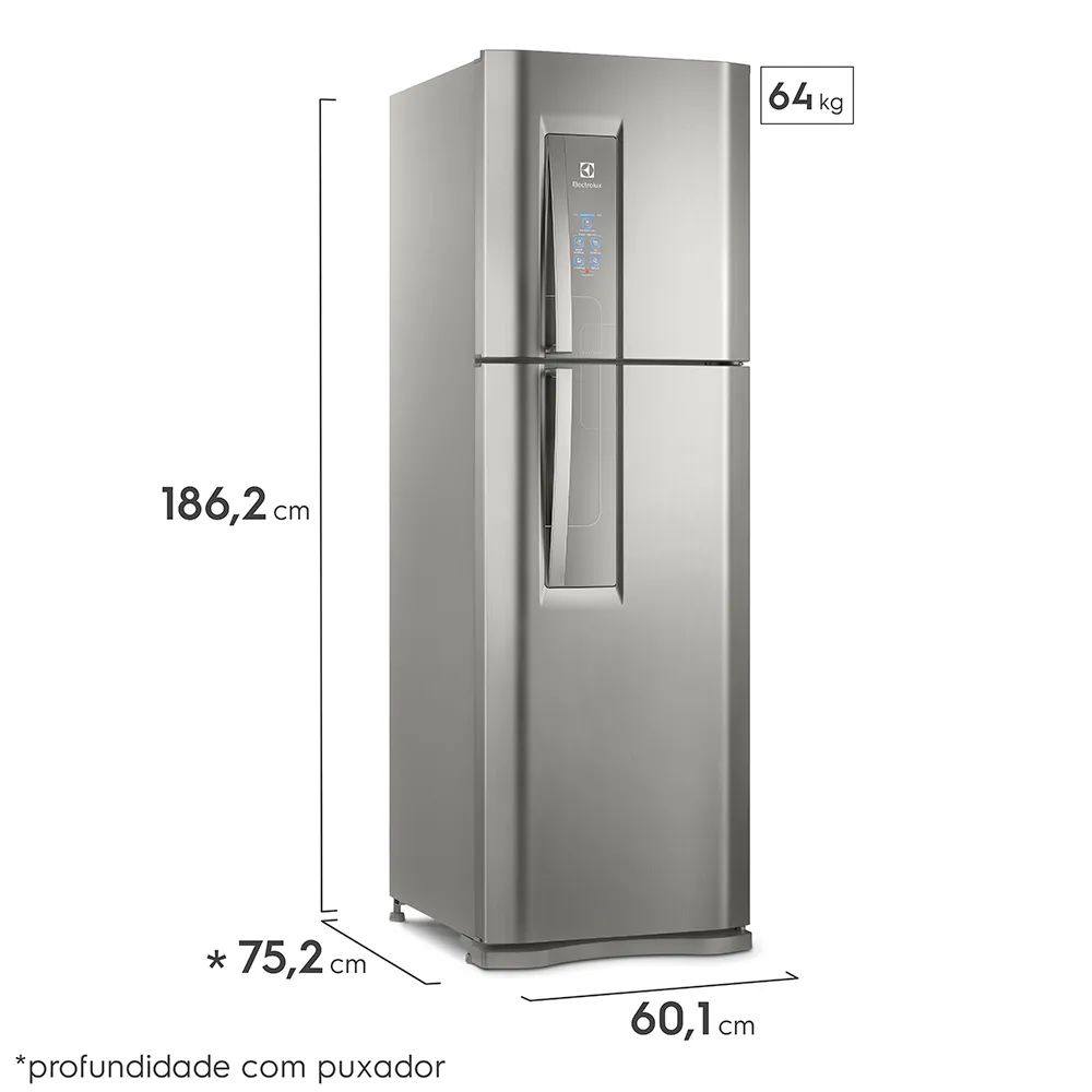 Refrigerador Electrolux 402 Litros DF44S Platinum