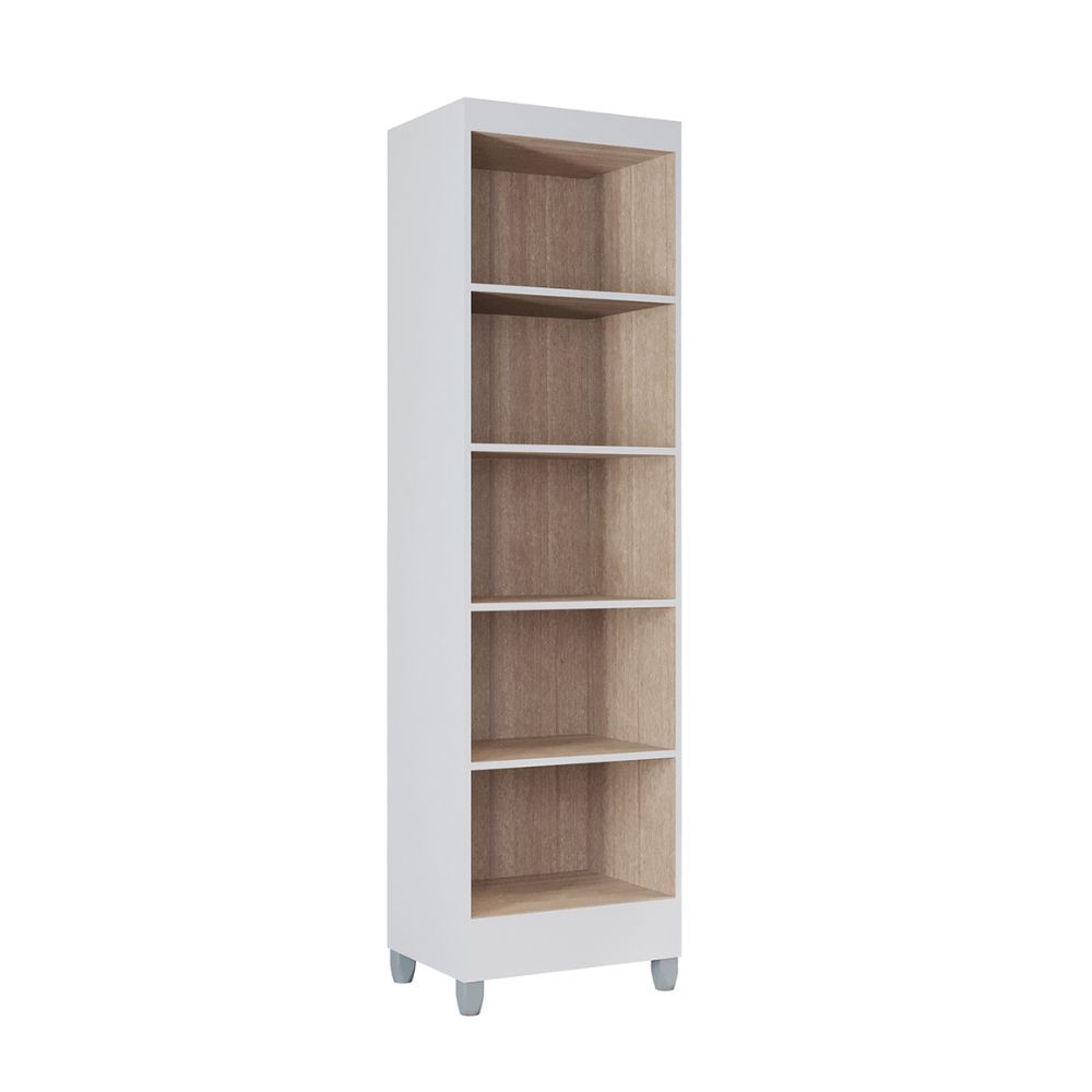 Armário Multiuso Poquema Slim 2 Portas Branco
