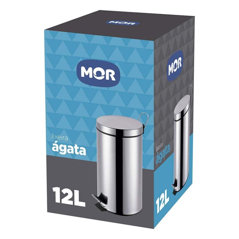 Lixeira 12 Litros Ágata MOR