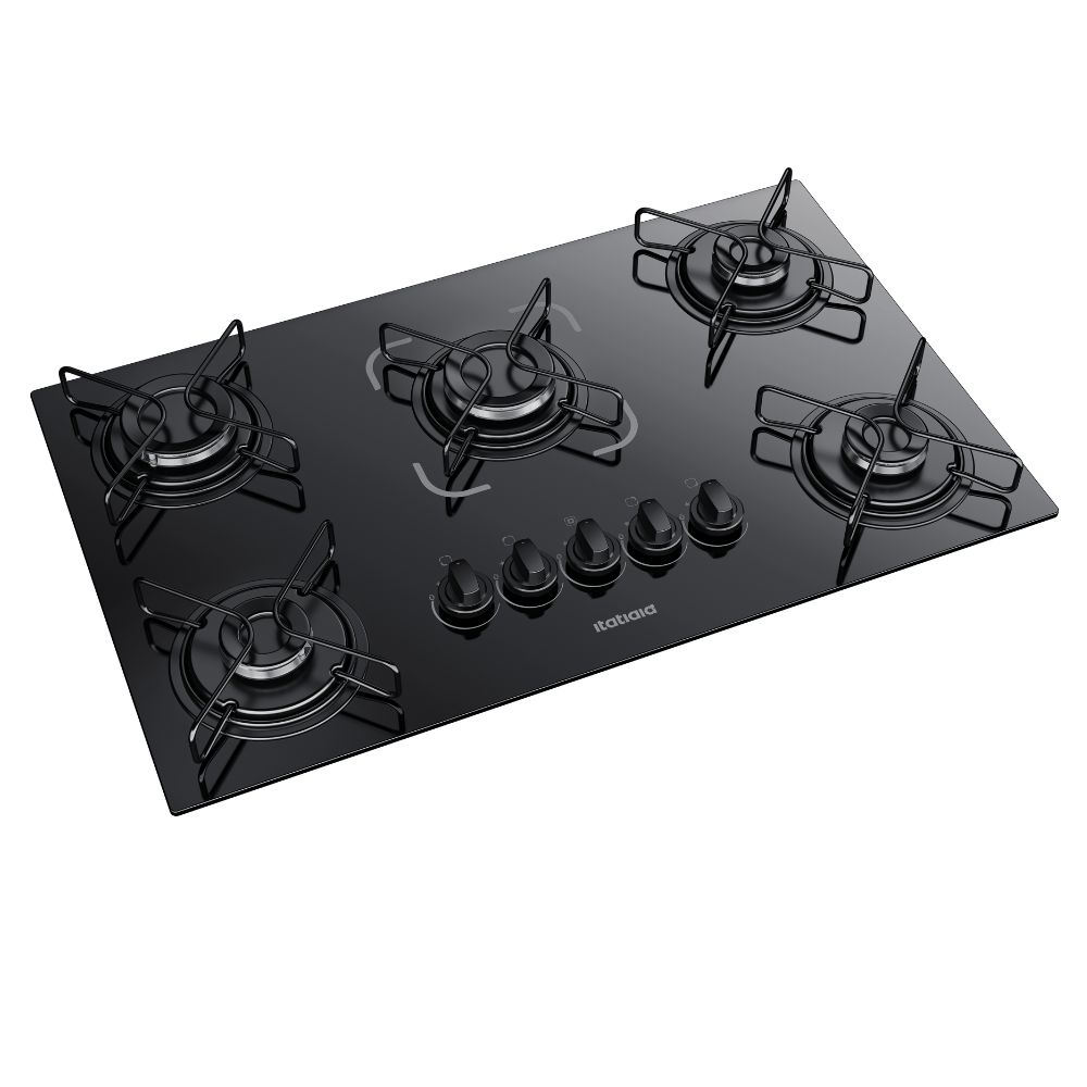 Cooktop Itatiaia Essencial 5 Bocas - Preto