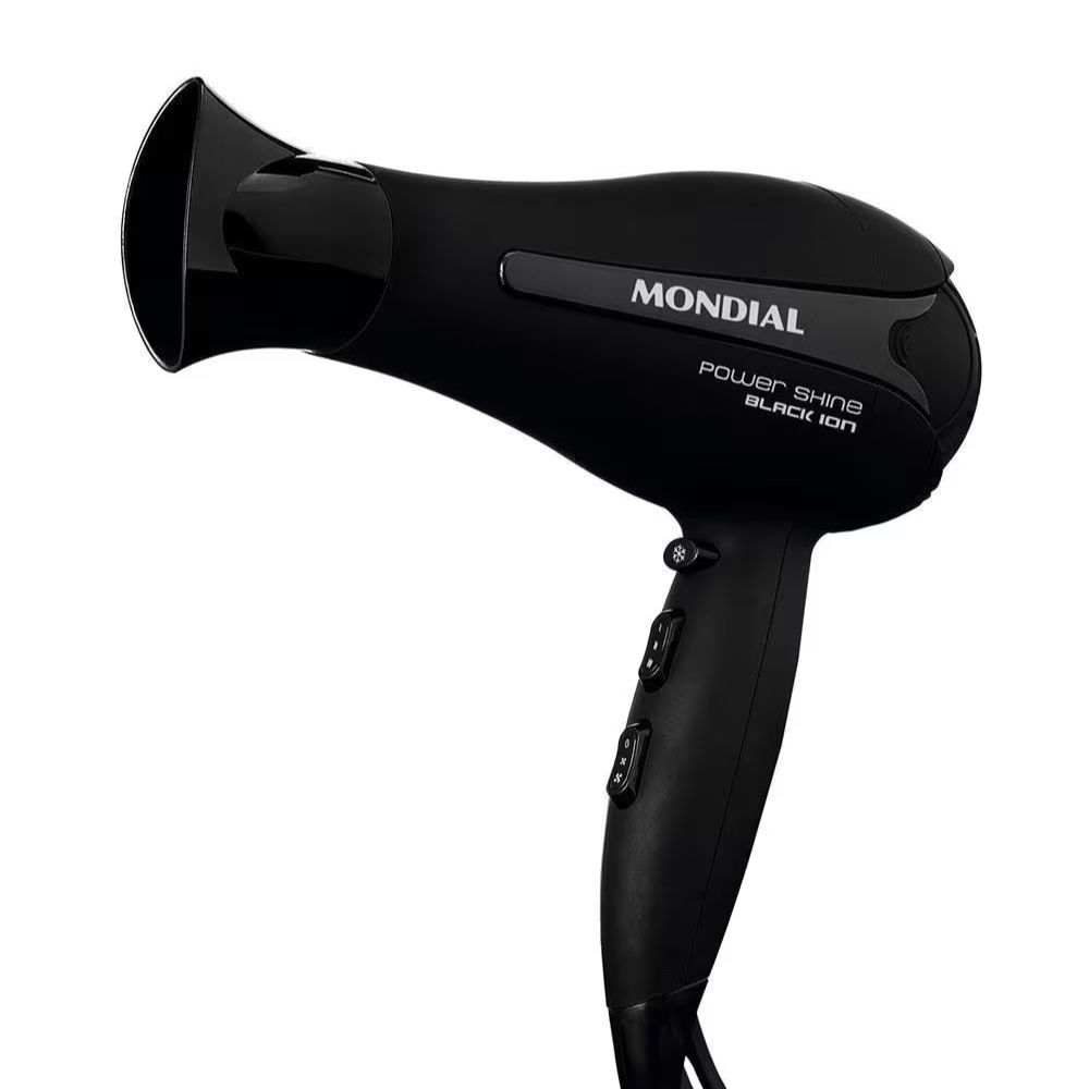 Secador de Cabelo Mondial Shine Black 2000W SC-13