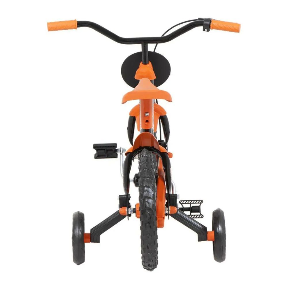 Bicicleta Track Aro 12 Preto/Laranja
