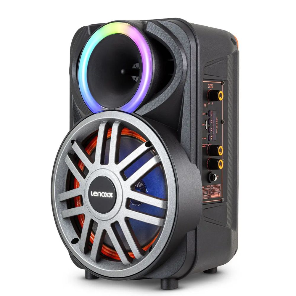 Caixa Amplificada Lenoxx LCA8 8 Polegadas 300W RMS