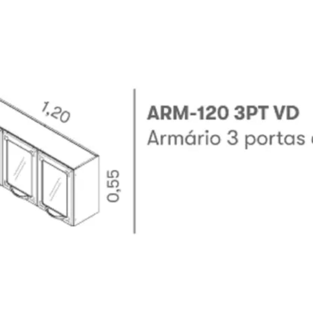 Cozinha Completa Itatiaia New Premium 280cm Branca