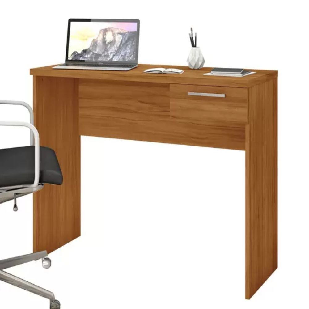 Mesa de Escritório Notável 90cm 1 Gaveta Office NT 2000 Freijó Trend