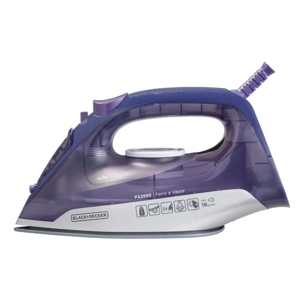 Ferro de Passar Roupa a Vapor Black+Decker FX2550 220V