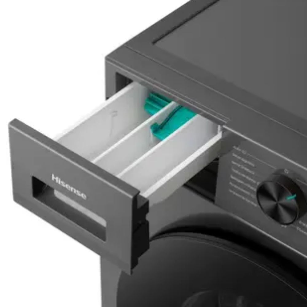 Lava e Seca Hisense 11Kg WD1I11 Compacta Fit e Função Steam Inverter Titânio
