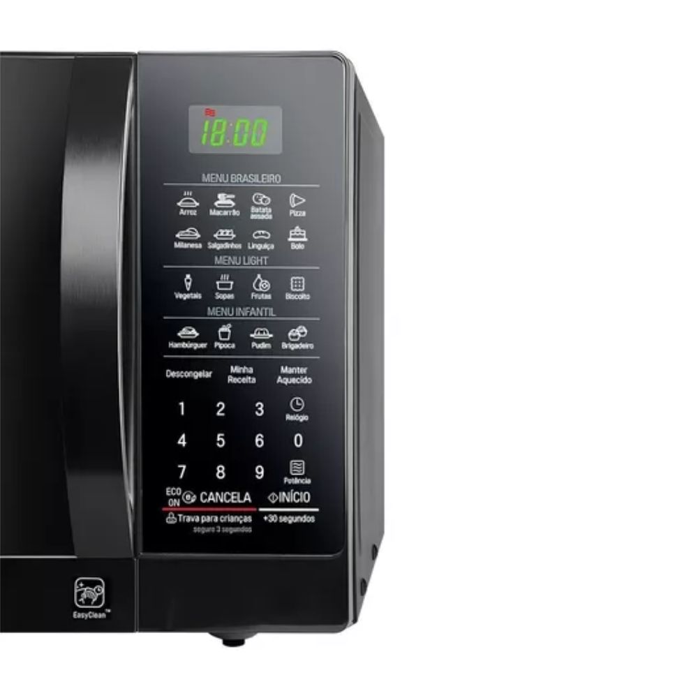 Microondas LG MS-3097 EasyClean 30L Preto