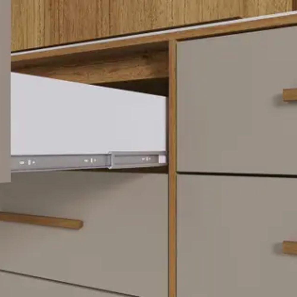 Guarda Roupa Salleto New Star 3 Portas CinamomoOff-White