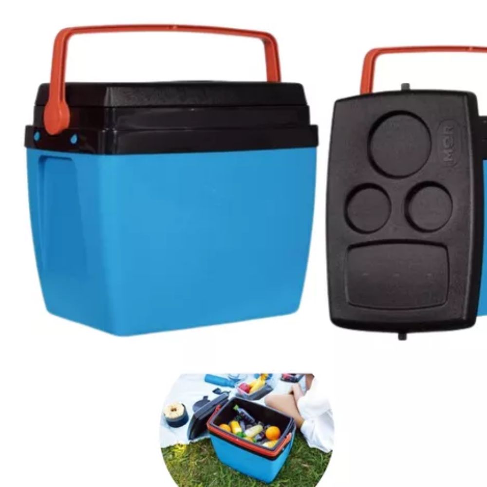 Caixa Térmica Mor 26L Azul/Laranja