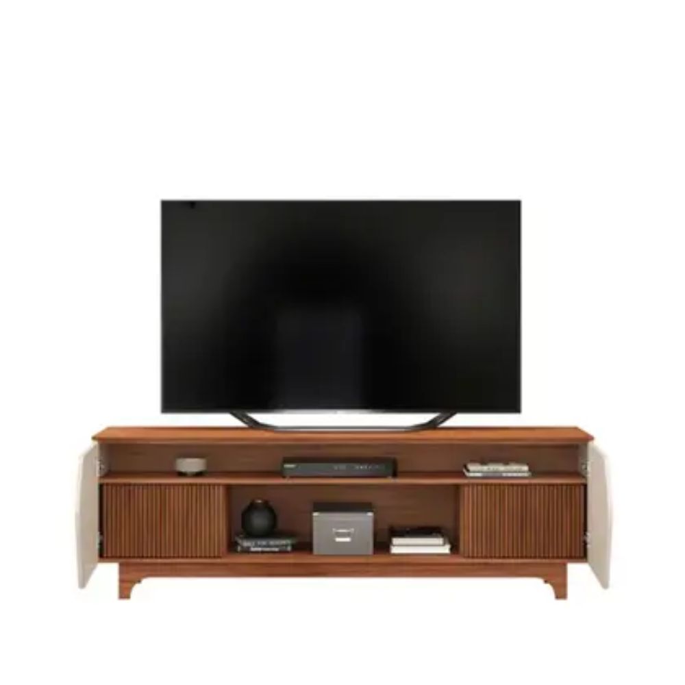 Rack com Painel Helo para TVs até 75 Polegadas MDF MDP 4 Portas DJ Móveis
