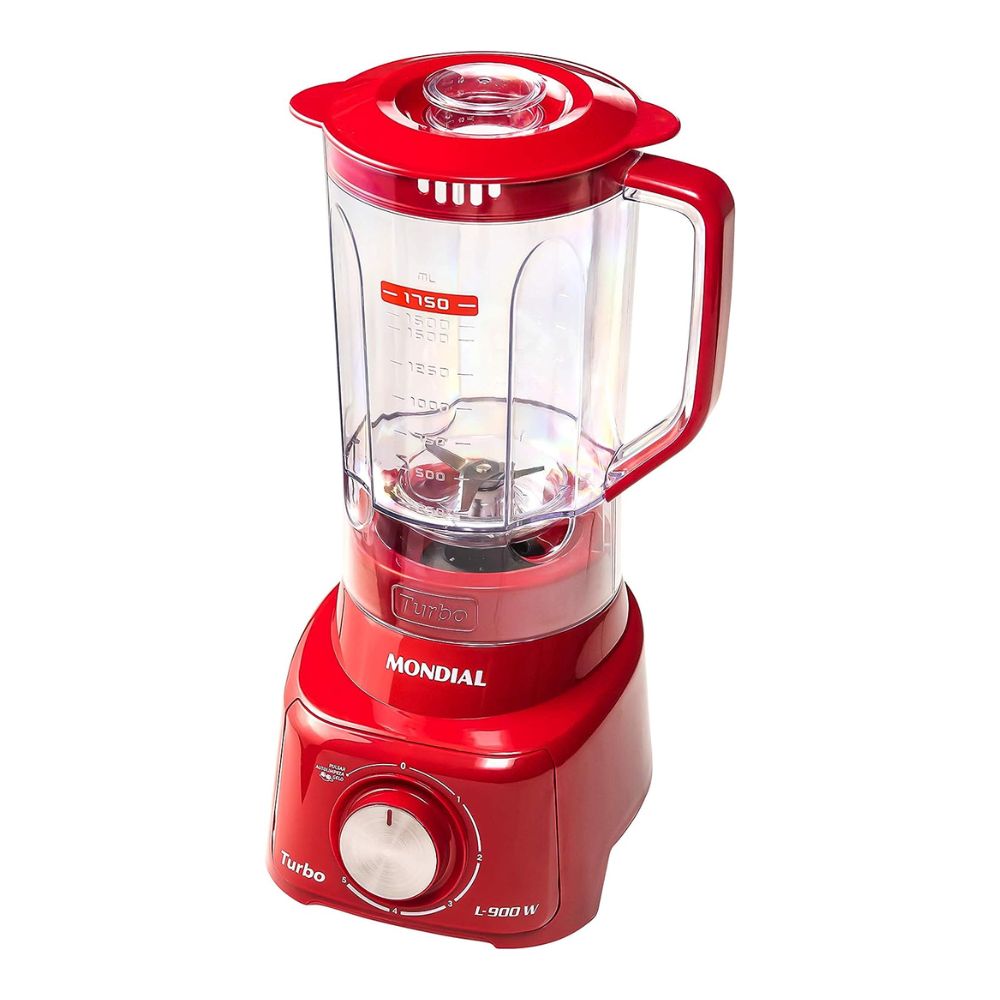 Liquidificador Turbo Full Mondial L-900 FR Vermelho