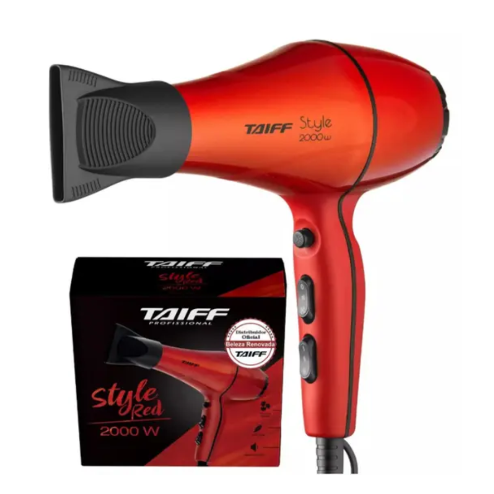 Secador de Cabelo Taiff Style Red Vermelho 2000W