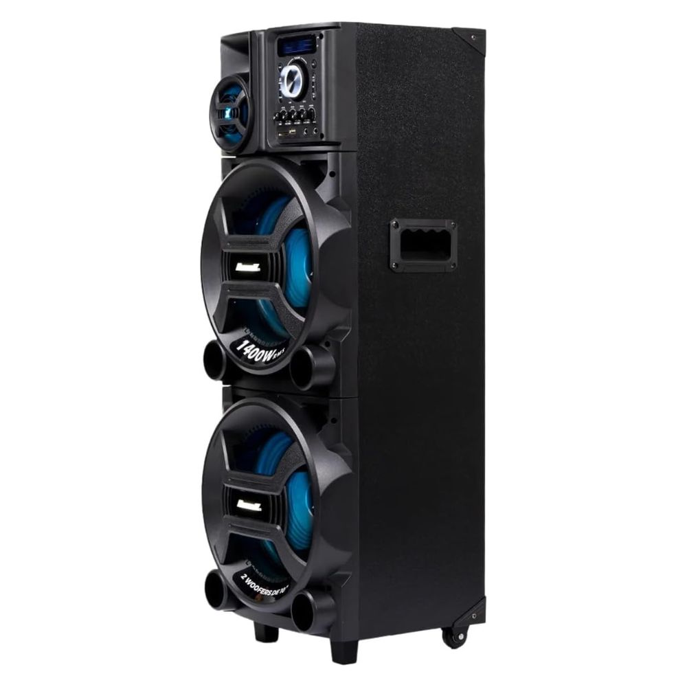 Caixa de Som Amplificada Amvox ACA 1402 Titan Black