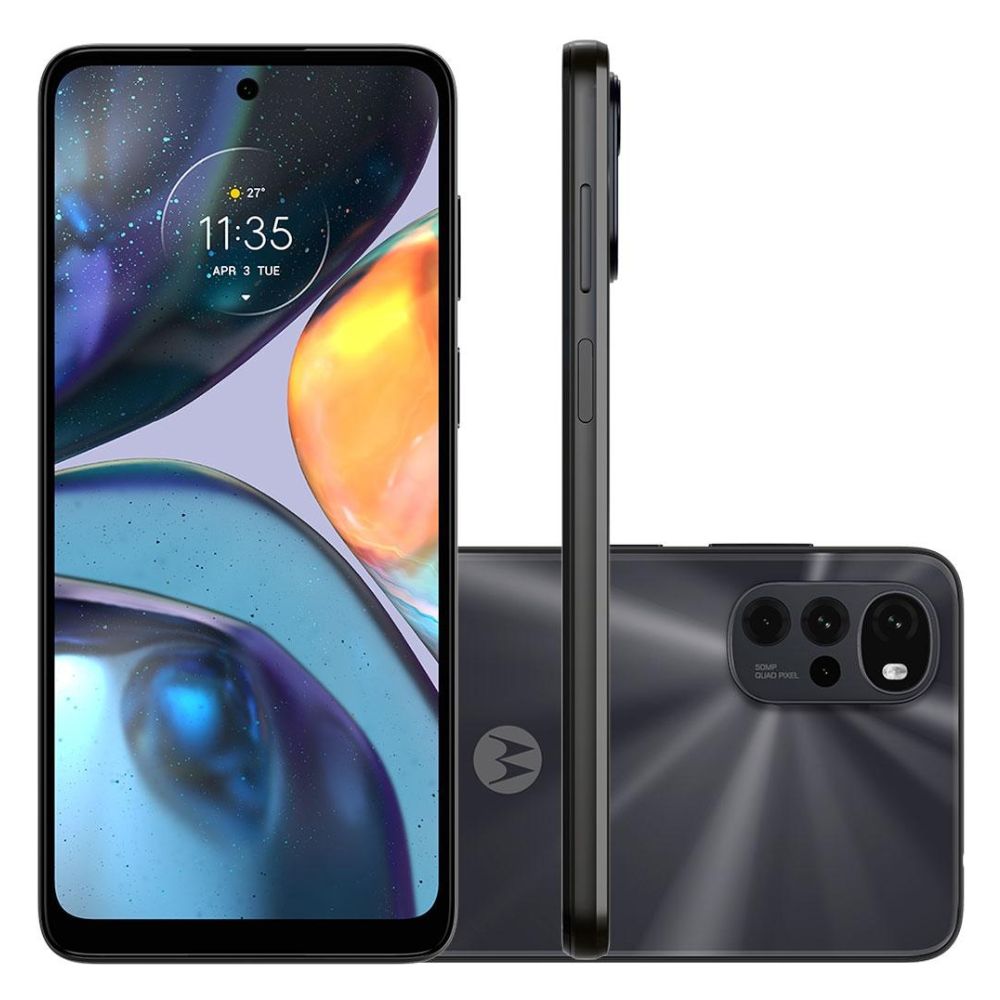 Smartphone Motorola Moto G22 XT2231-1 128GB Preto