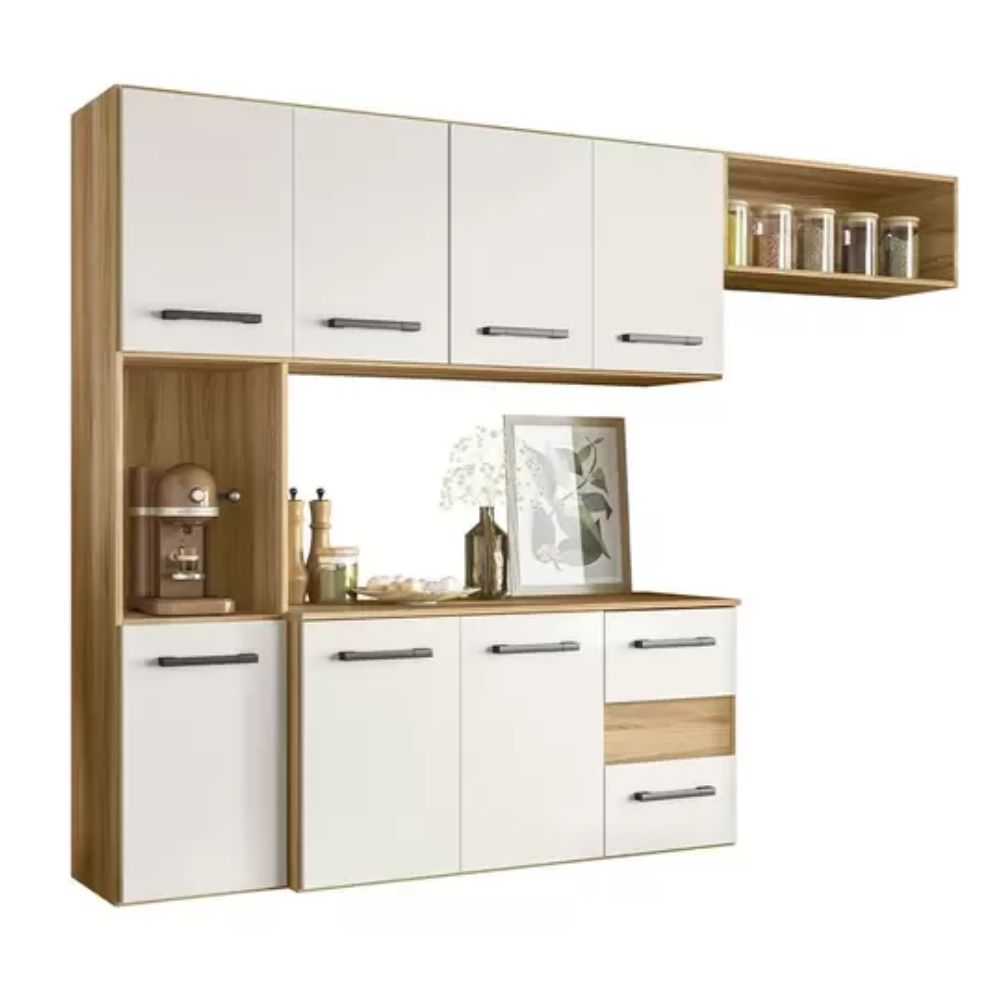 Cozinha Nicioli Suspensa Juliete Freijo/Off White Cristal
