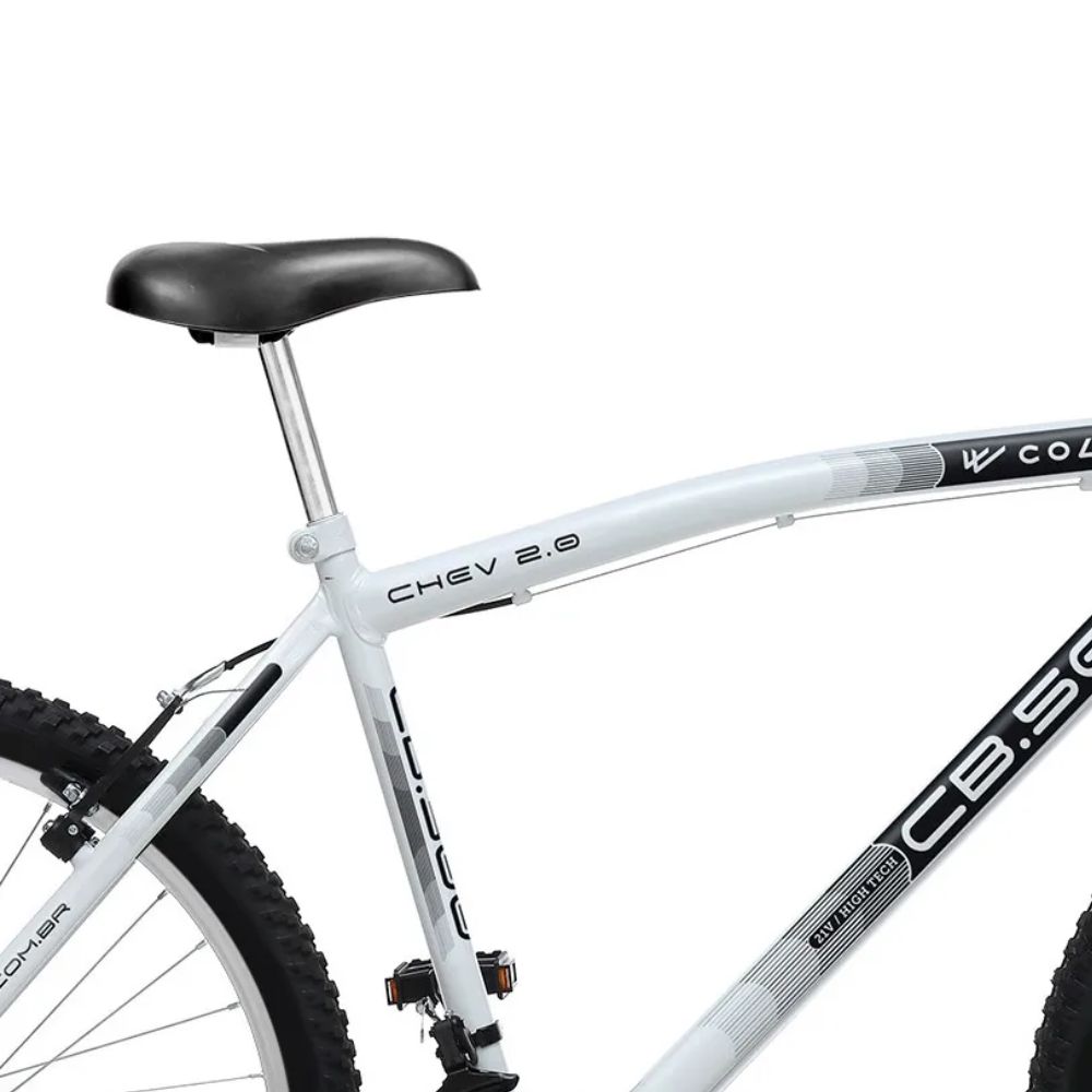 Bicicleta Colli CB500 Cazelle 18 Marchas Aro 26 Branco