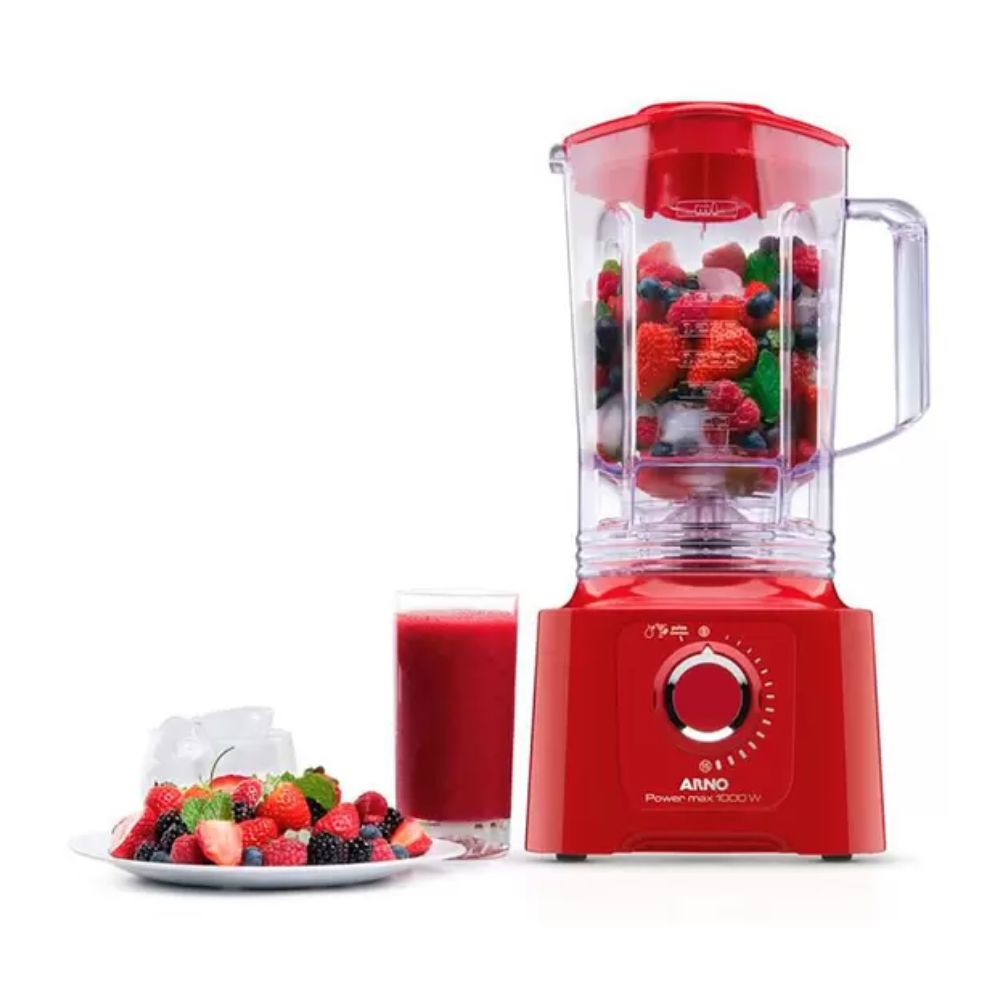 Liquidificador Arno Power Max 1000W LN59 Vermelho