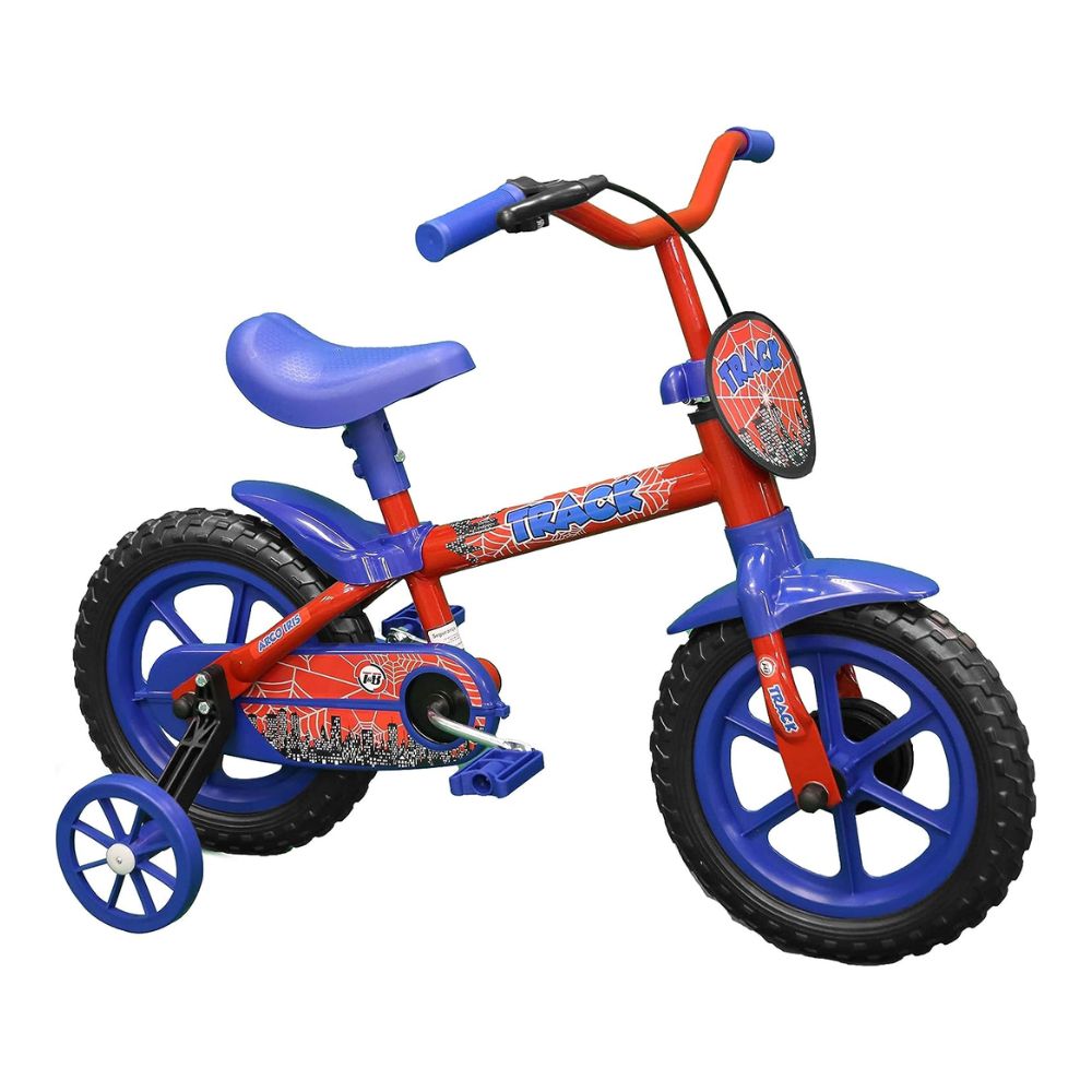 Bicicleta Track Aro 12 Vermelho/Azul