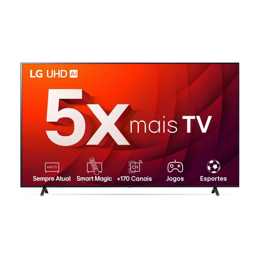 Smart TV 50” 4K Ultra HD LED LG Wi-Fi Bluetooth Alexa 3 HDMI IA 50UR8750PSA