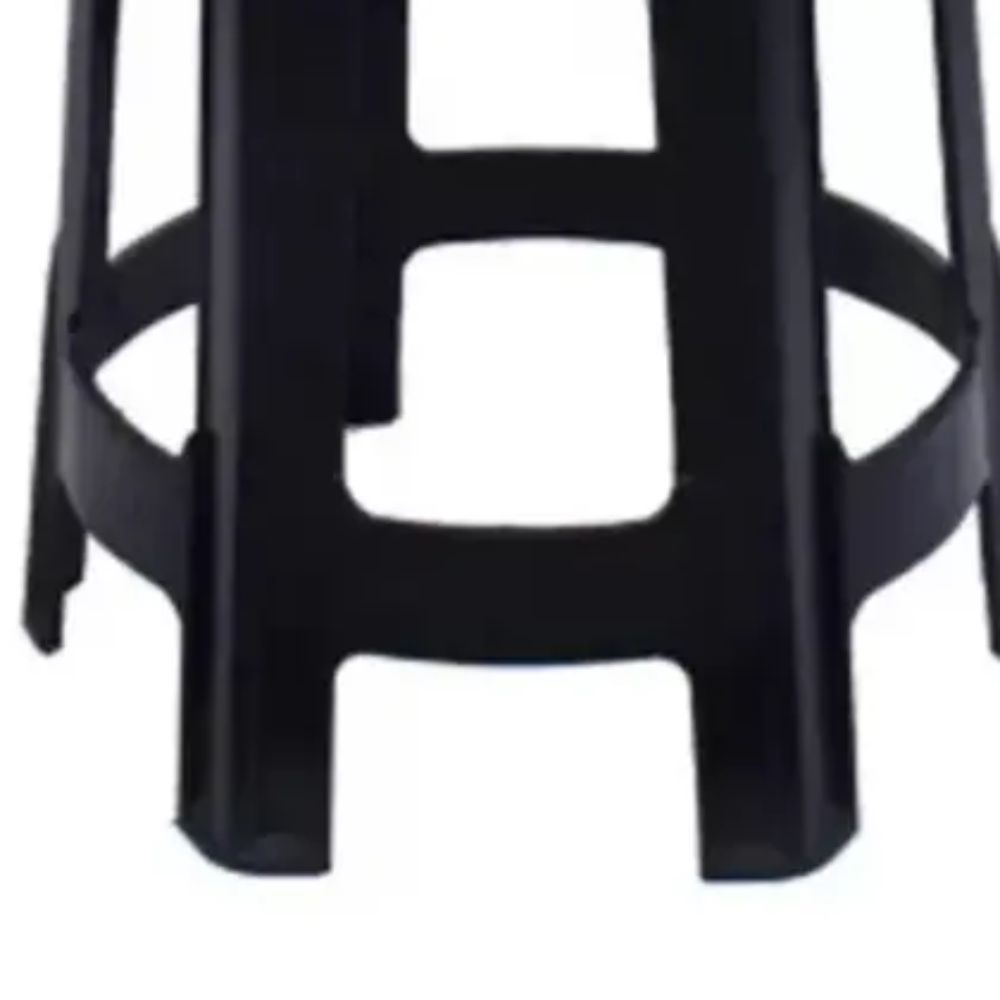 Banqueta De Plástico Sarah Duo Preto - DUOPLAST