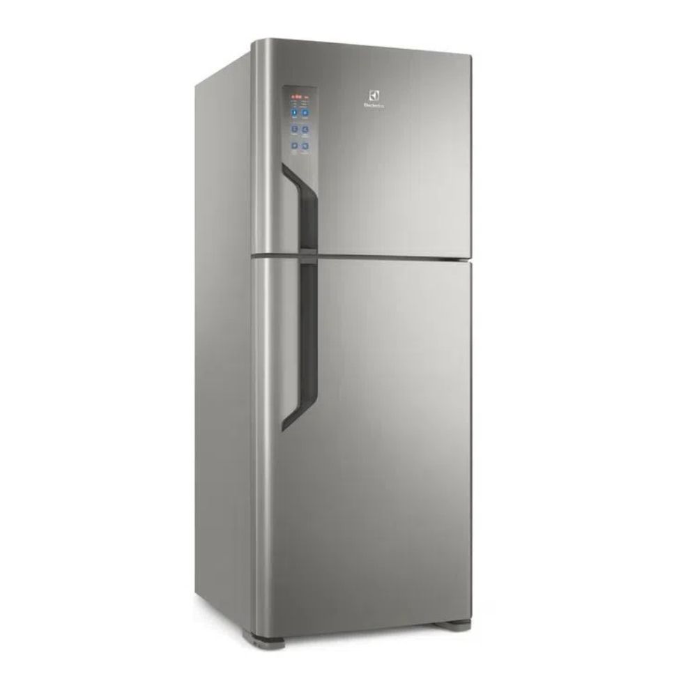 Geladeira Electrolux TF55S Frost Free com Prateleira Reversível Platinum 431L inox