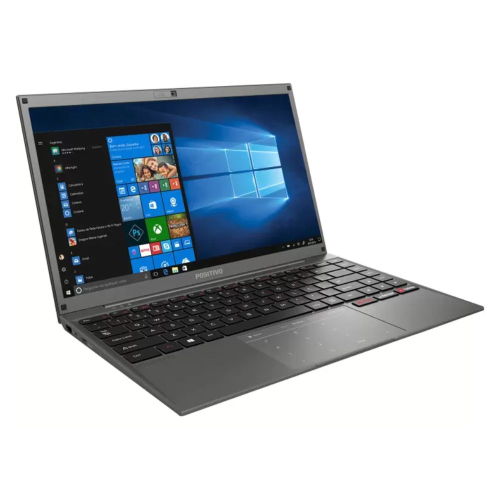 Notebook Positivo Motion Plus Q464b, Intel Atom X5-Z8330, 4GB, SSD 64GB