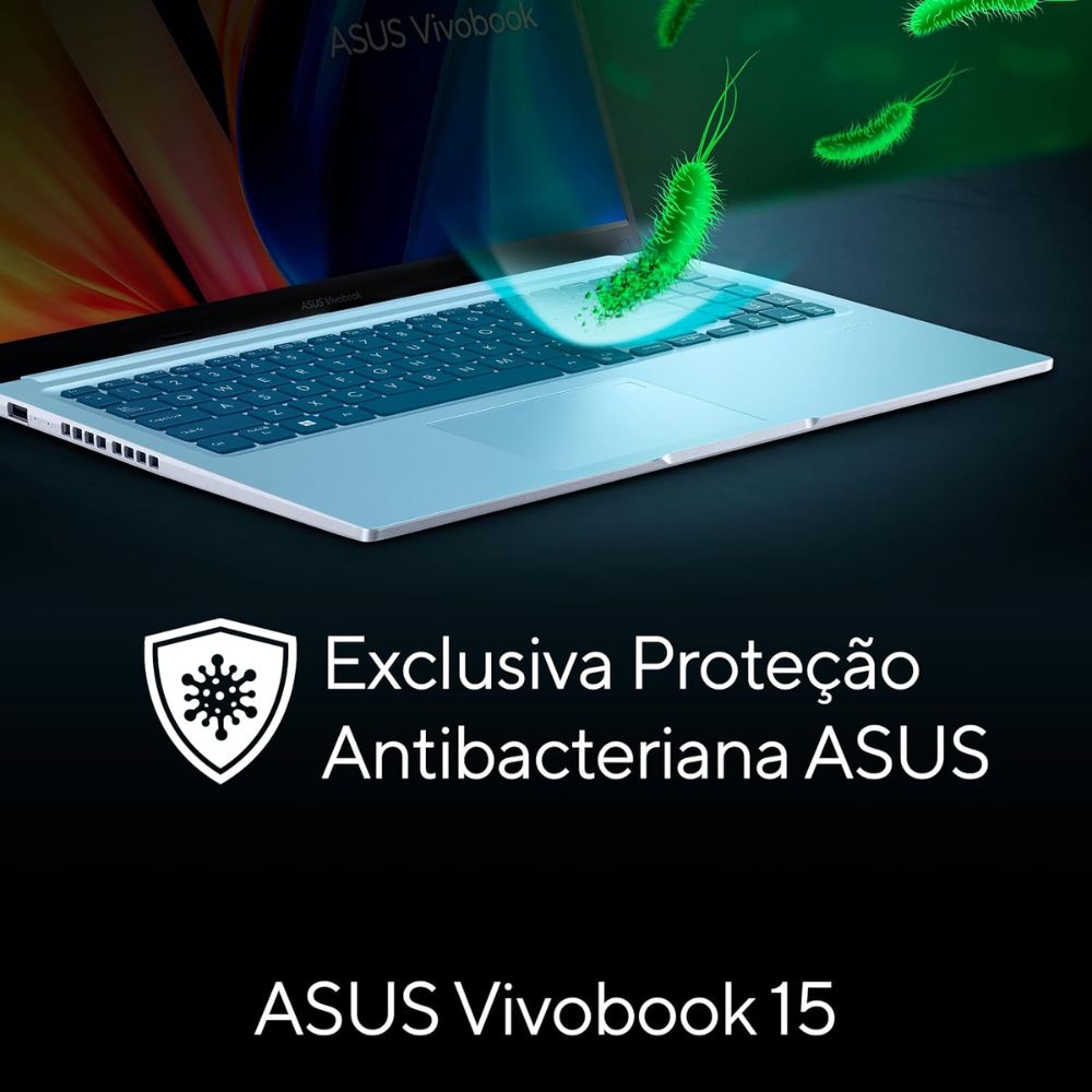 Notebook Asus X1502ZA-EJ1764W Core i3 256GB 4GB Win 11 Prata