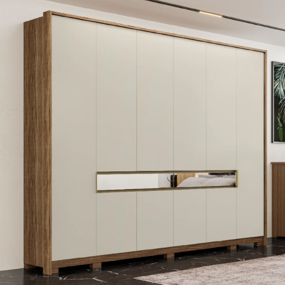 Guarda Roupa Rimo Regencia 10 Portas Freijo/off White