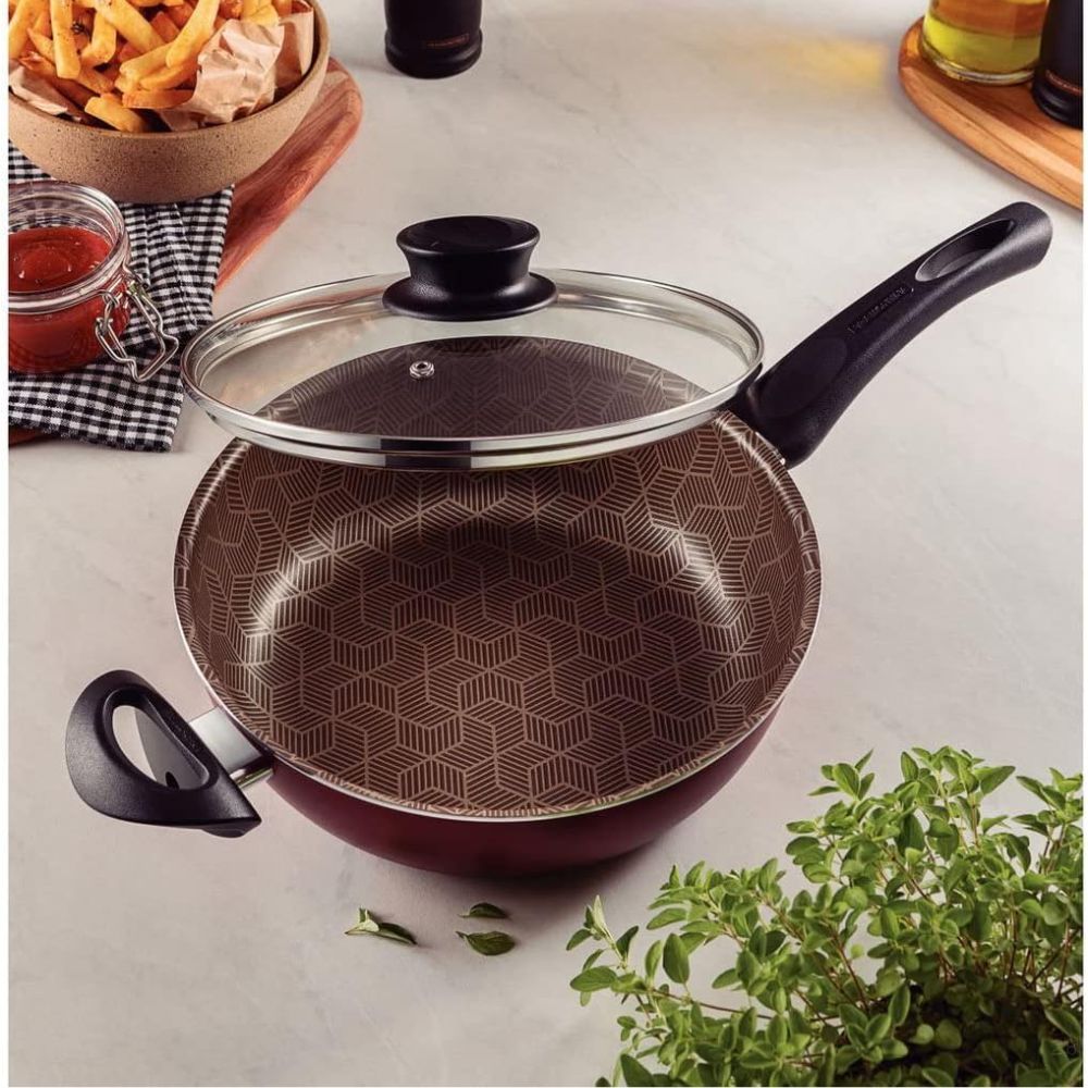 Fritadeira Tramontina Multiuso 24cm 2.8L Paris Vermelho 28518724