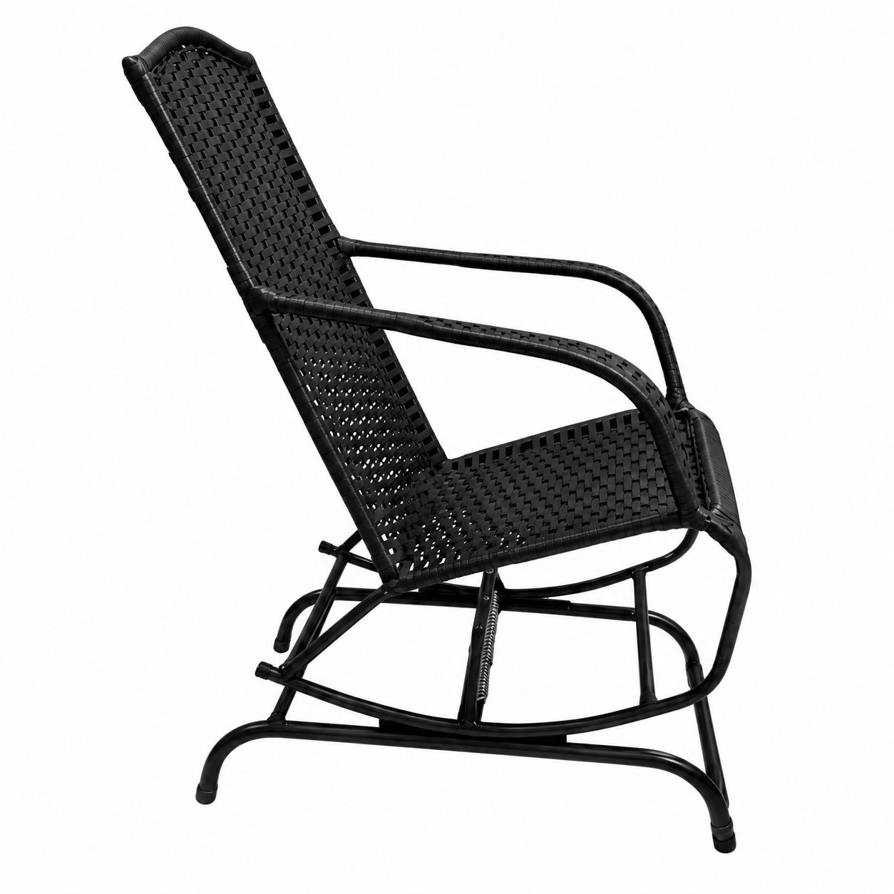 Cadeira de Balanço J Santos Nylon  3 Molas Preta