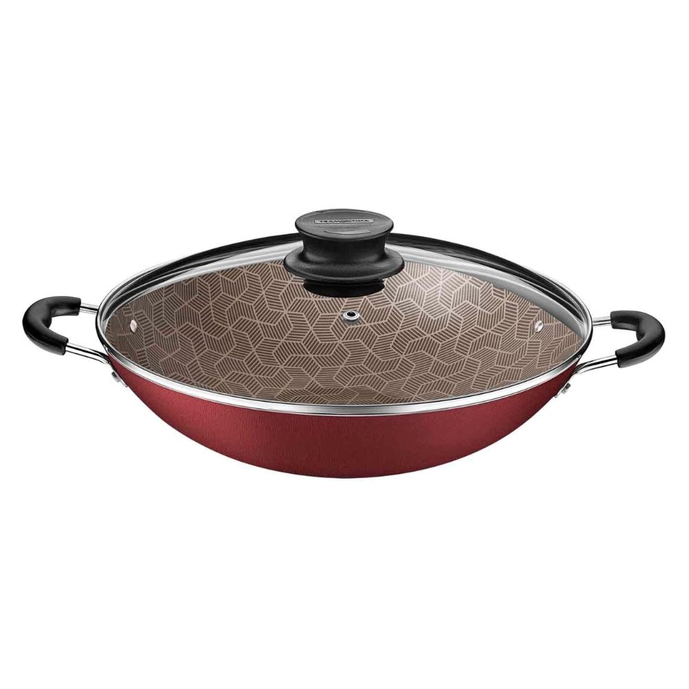 Panela Wok Tramontina 32cm 4,4 Litros Paris Vermelho 28545732