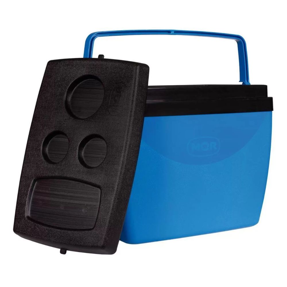 Caixa Térmica 34L Azul com Preto MOR