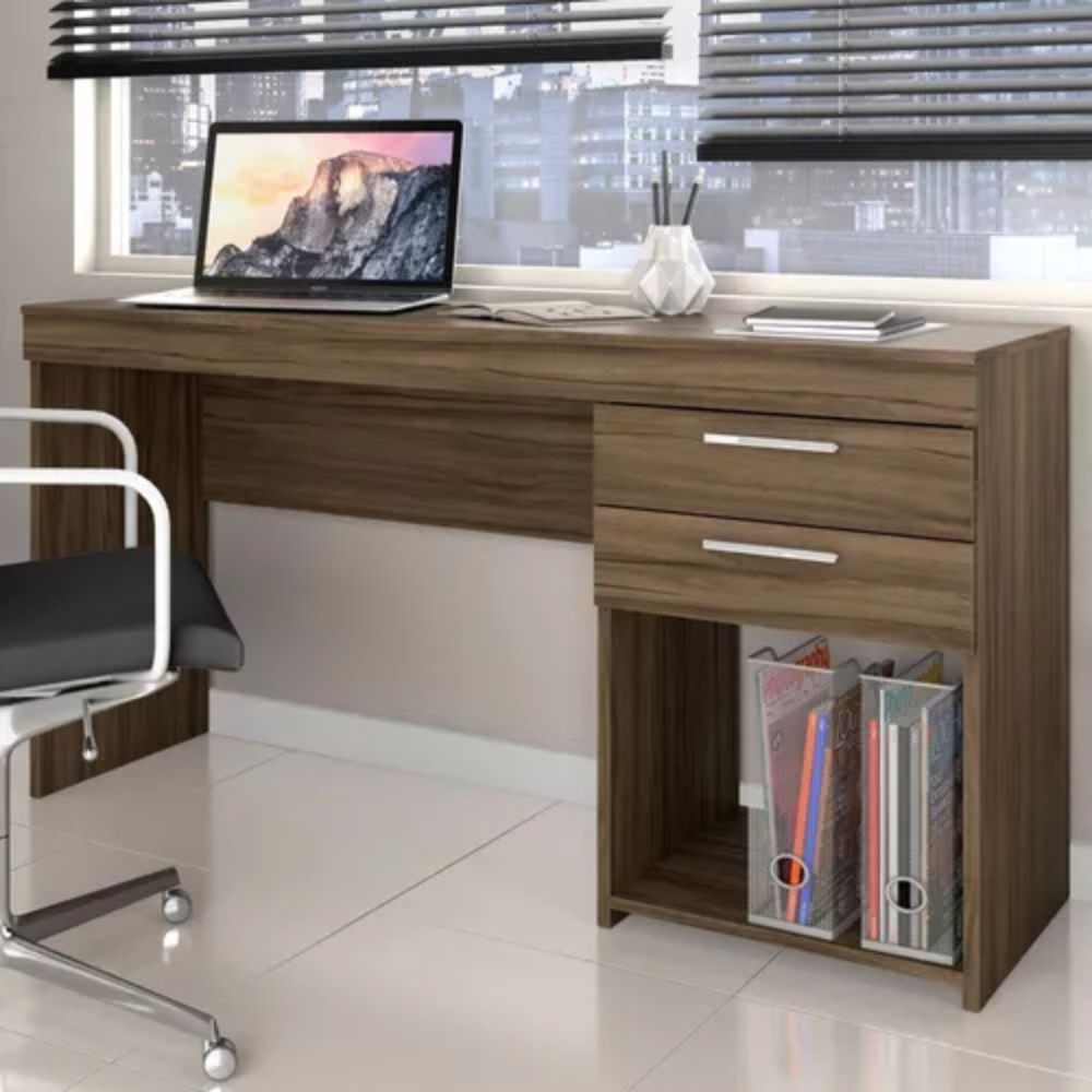 Mesa Notável Office 1,20 metros REF 51015 220 Nogal Trend