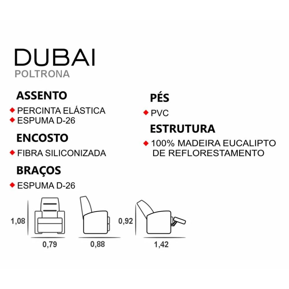 Poltrona do Papai Dubai - VELUDO BEGE